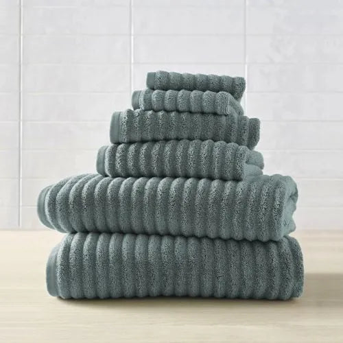 Blue Loom Mason 6 Piece Cotton Bath Towel Set
