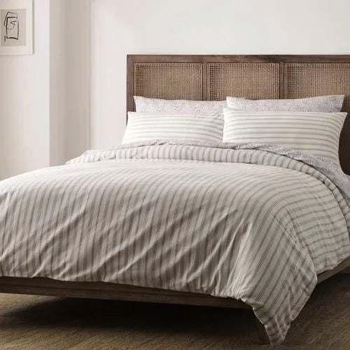 Blue Loom Saylor Stripe Cotton Duvet Cover Set