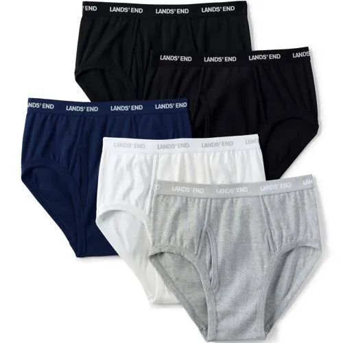Men's Big Knit Briefs 5 Pack