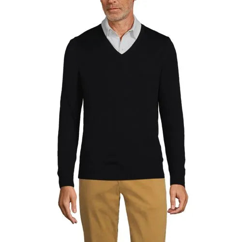 School Uniform Unisex Cotton Modal V-neck Pullover Sweater