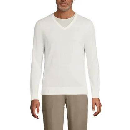 School Uniform Unisex Cotton Modal V-neck Pullover Sweater
