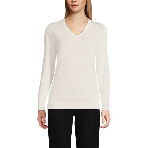 School Uniform Unisex Cotton Modal V-neck Pullover Sweater