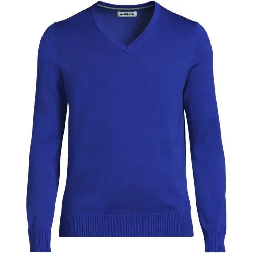 School Uniform Unisex Cotton Modal V-neck Pullover Sweater