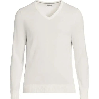 School Uniform Unisex Cotton Modal V-neck Pullover Sweater