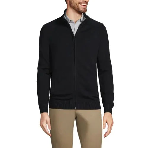 School Uniform Unisex Cotton Modal Full Zip Sweater Jacket