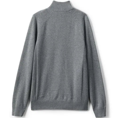 School Uniform Unisex Cotton Modal Full Zip Sweater Jacket