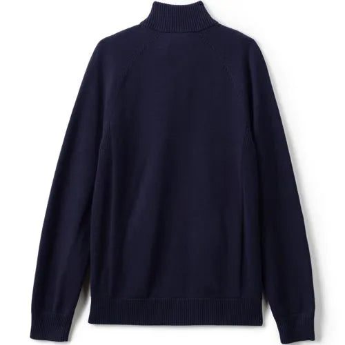School Uniform Unisex Cotton Modal Full Zip Sweater Jacket