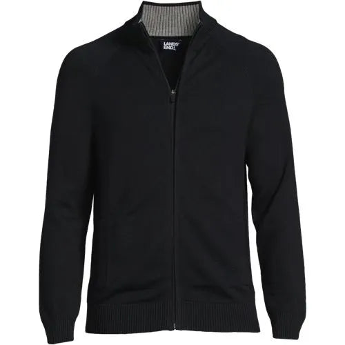 School Uniform Unisex Cotton Modal Full Zip Sweater Jacket