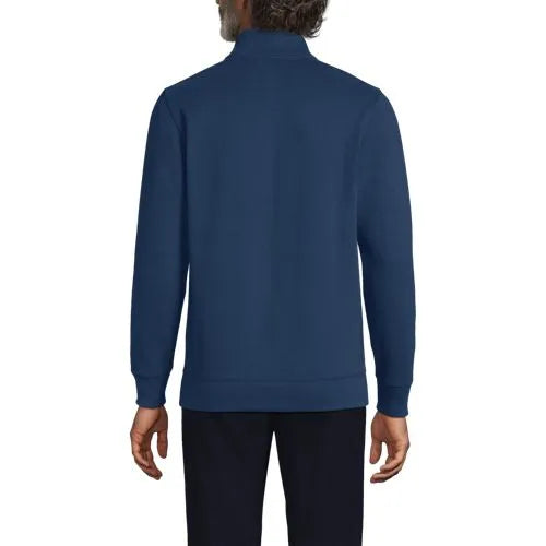 School Uniform Men's French Rib Quarter Zip Pullover Shirt