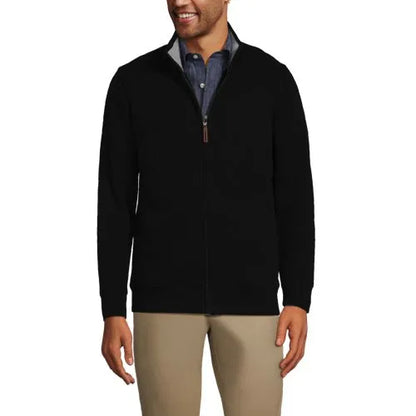 School Uniform Men's French Rib Full Zip Jacket