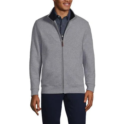 School Uniform Men's French Rib Full Zip Jacket