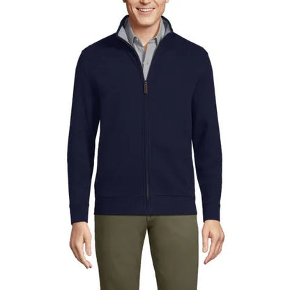 School Uniform Men's French Rib Full Zip Jacket