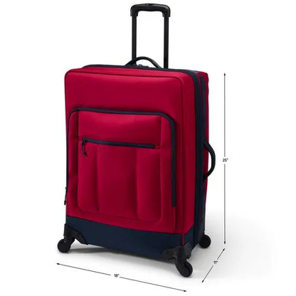 Travel Checked Rolling Luggage Bag