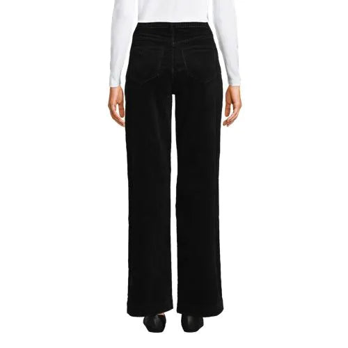 Women's High Rise Wide Leg Corduroy Pants