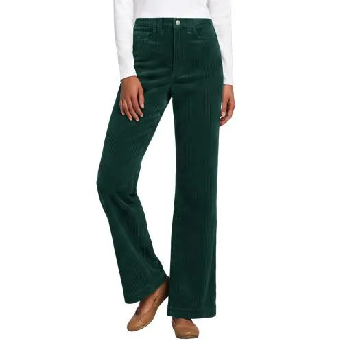 Women's High Rise Wide Leg Corduroy Pants