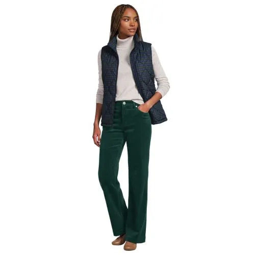 Women's High Rise Wide Leg Corduroy Pants