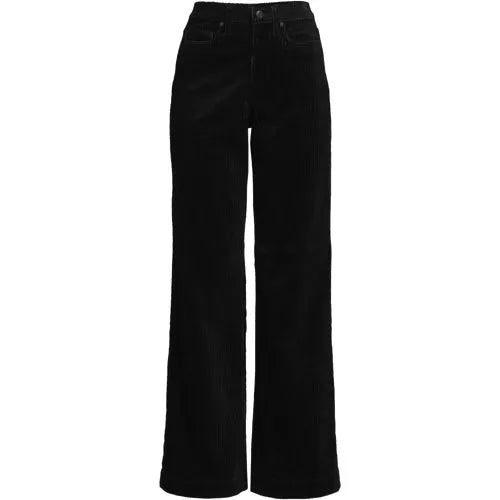 Women's High Rise Wide Leg Corduroy Pants