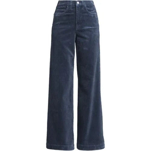 Women's High Rise Wide Leg Corduroy Pants