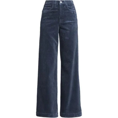 Women's High Rise Wide Leg Corduroy Pants