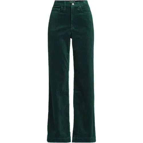 Women's High Rise Wide Leg Corduroy Pants
