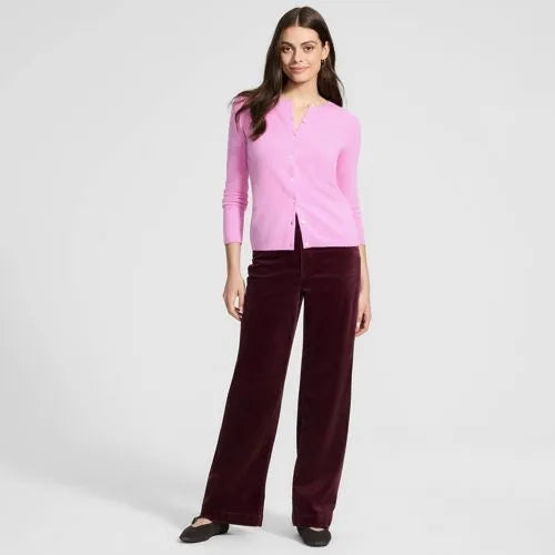 Women's High Rise Wide Leg Corduroy Pants