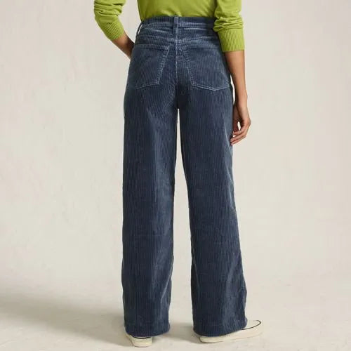 Women's High Rise Wide Leg Corduroy Pants