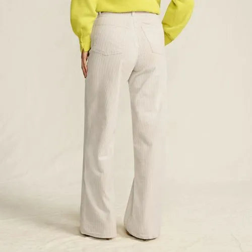 Women's High Rise Wide Leg Corduroy Pants
