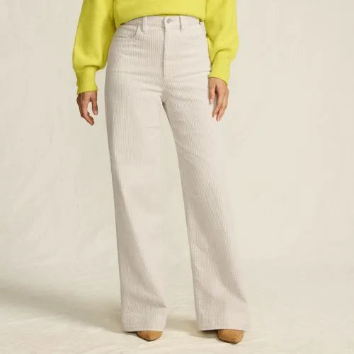 Women's High Rise Wide Leg Corduroy Pants