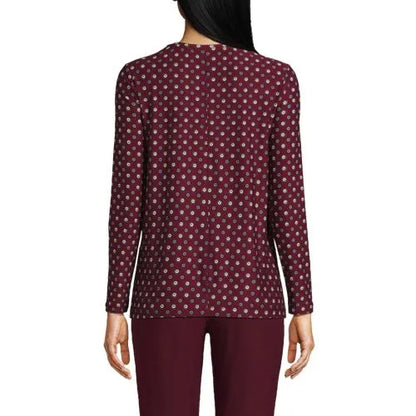Women's Long Sleeve Performance V-neck Top