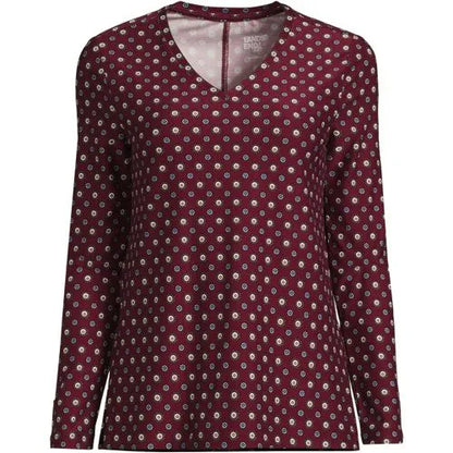 Women's Long Sleeve Performance V-neck Top