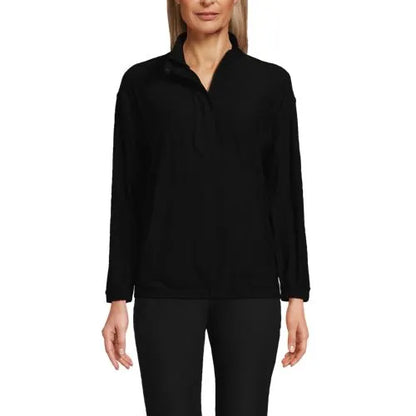 Women's Long Sleeve Performance Zip Front Popover
