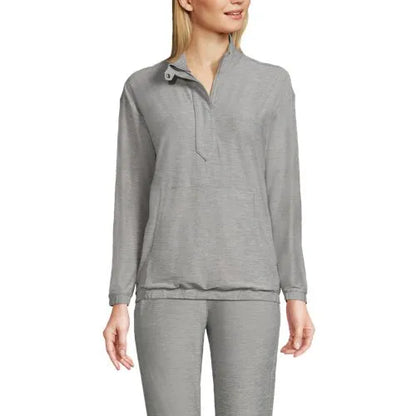 Women's Long Sleeve Performance Zip Front Popover