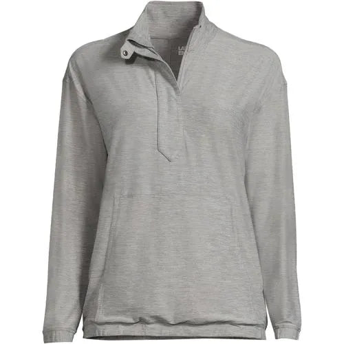 Women's Long Sleeve Performance Zip Front Popover