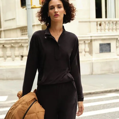 Women's Long Sleeve Performance Zip Front Popover
