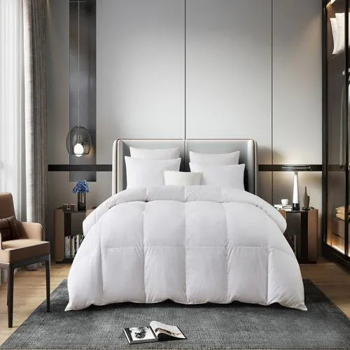 Serta All Seasons Cotton Blend European Down Comforter