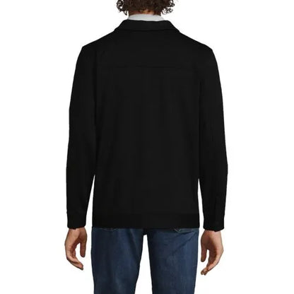Men's Ponte Shirt Jacket