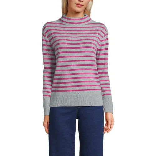 Women's Cashmere Funnel Neck Sweater
