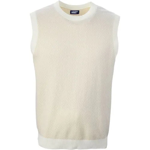Unisex Herringbone Sweater Vest