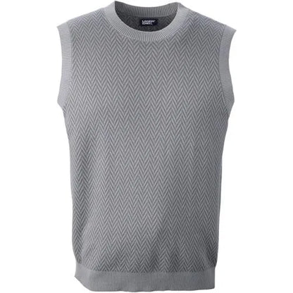 Unisex Herringbone Sweater Vest
