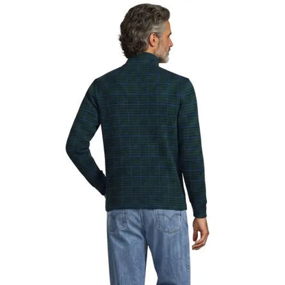 Men's Bedford Rib Casual Quarter Zip Pullover Sweater