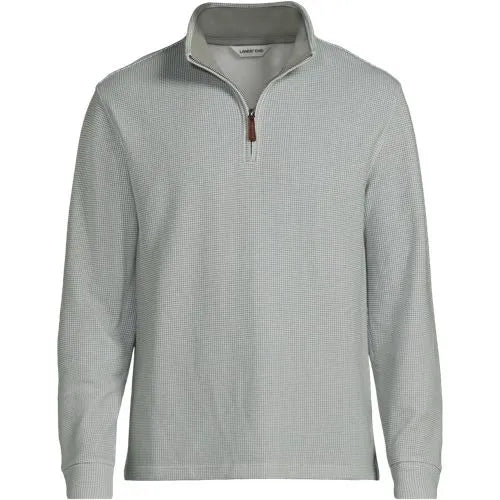 Men's Bedford Rib Casual Quarter Zip Pullover Sweater