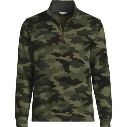 Men's Bedford Rib Casual Quarter Zip Pullover Sweater