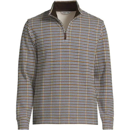 Men's Bedford Rib Casual Quarter Zip Pullover Sweater