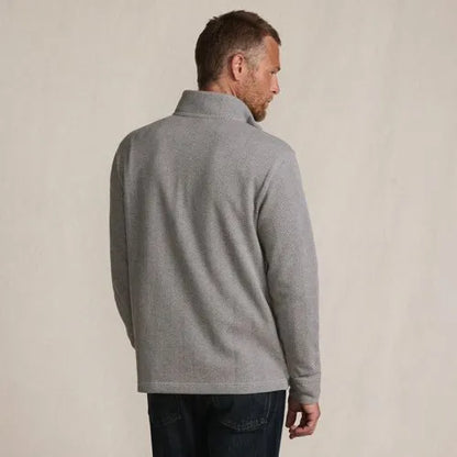 Men's Bedford Rib Casual Quarter Zip Pullover Sweater
