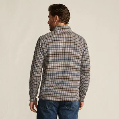 Men's Bedford Rib Casual Quarter Zip Pullover Sweater