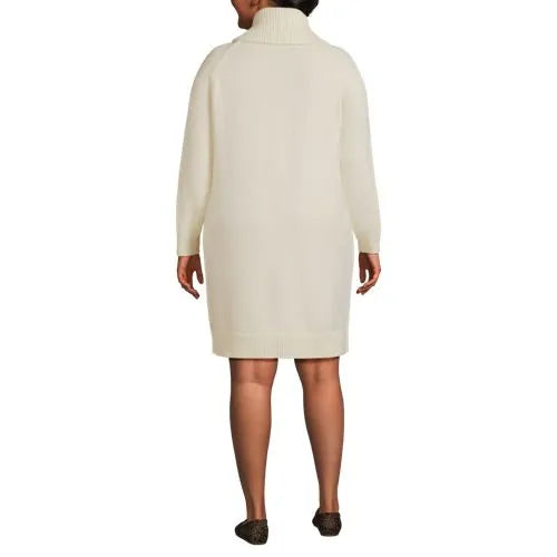 Women's Cozy Lofty Cowl Neck Sweater Dress