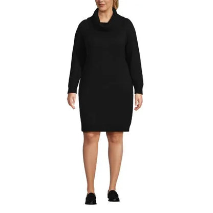 Women's Cozy Lofty Cowl Neck Sweater Dress