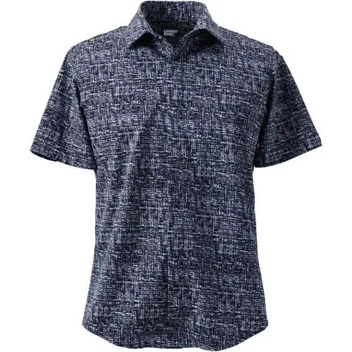 Unisex Performance French Placket Short Sleeve Shirt