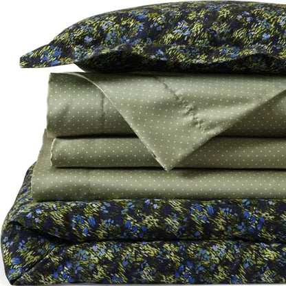 300 Thread Count Cotton Smooth Percale Printed Comforter