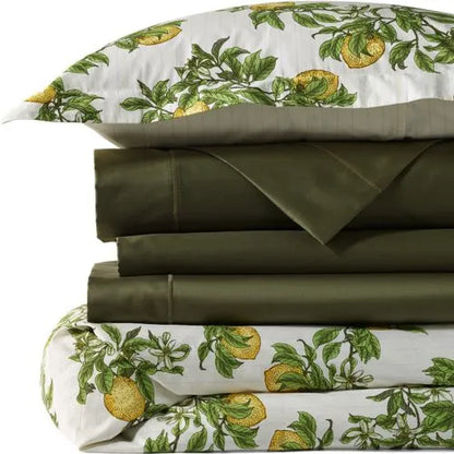 300 Thread Count Cotton Smooth Percale Printed Comforter